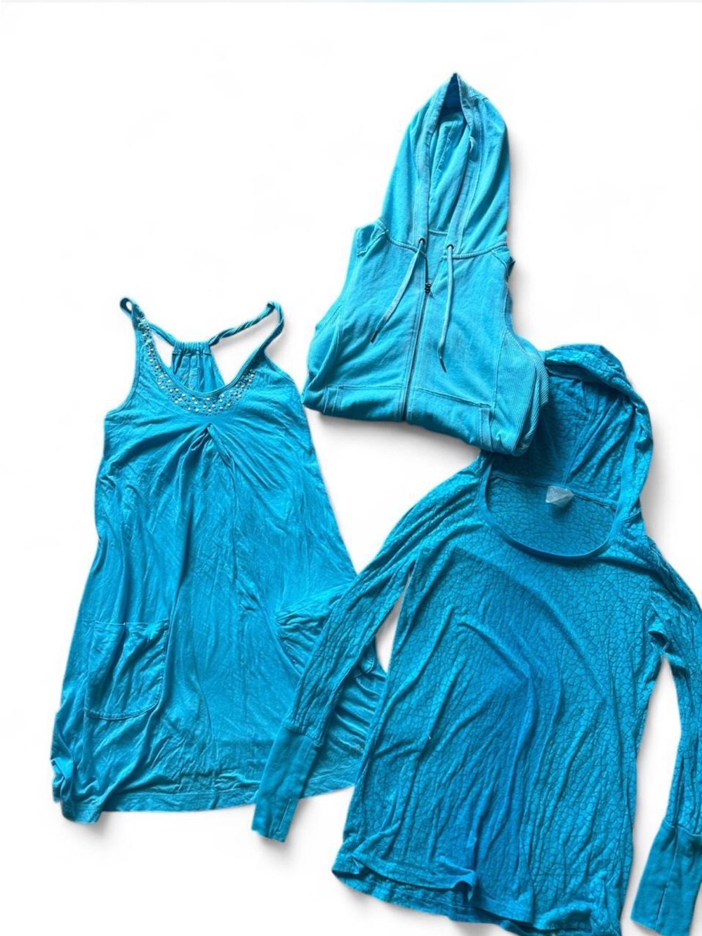 Women’s Turquoise Swim Cover-Up Set - 3 Piece